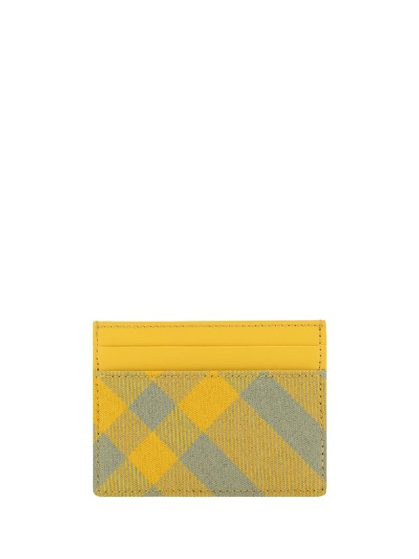 Wool Blend Check Pattern Card
  Holder