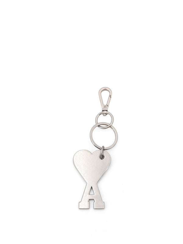 Metal Heart Logo Keyring