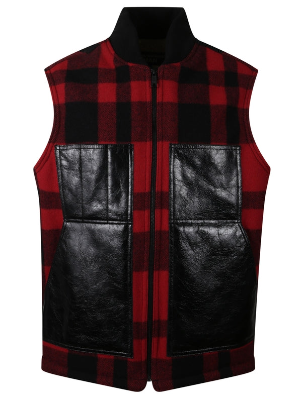 Junya Watanabe Red Checked Vests