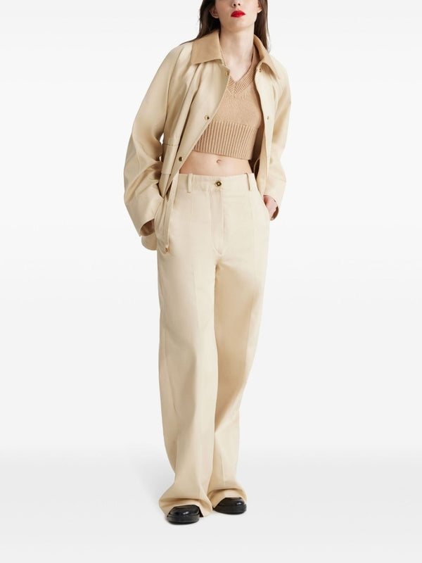 Beige Cotton Jacket