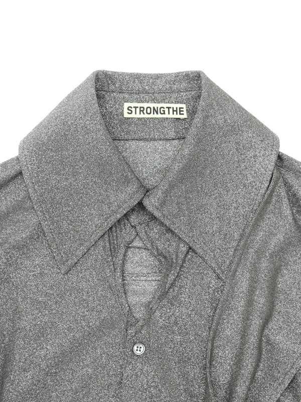 CROSSED Shimmer Multi-Way Shirt