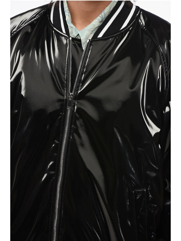 Alexander Mcqueen Black Bomber