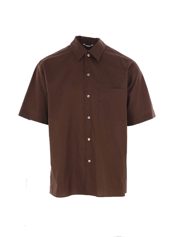 Auralee Brown Shirts