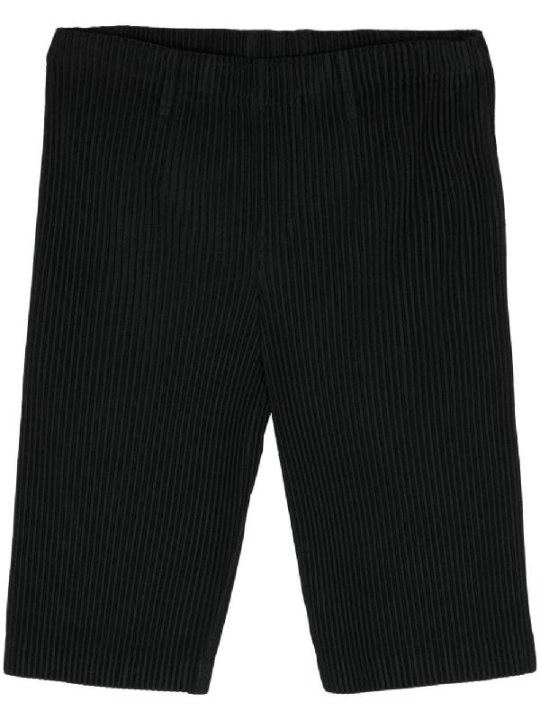 Pleats Bermuda Shorts