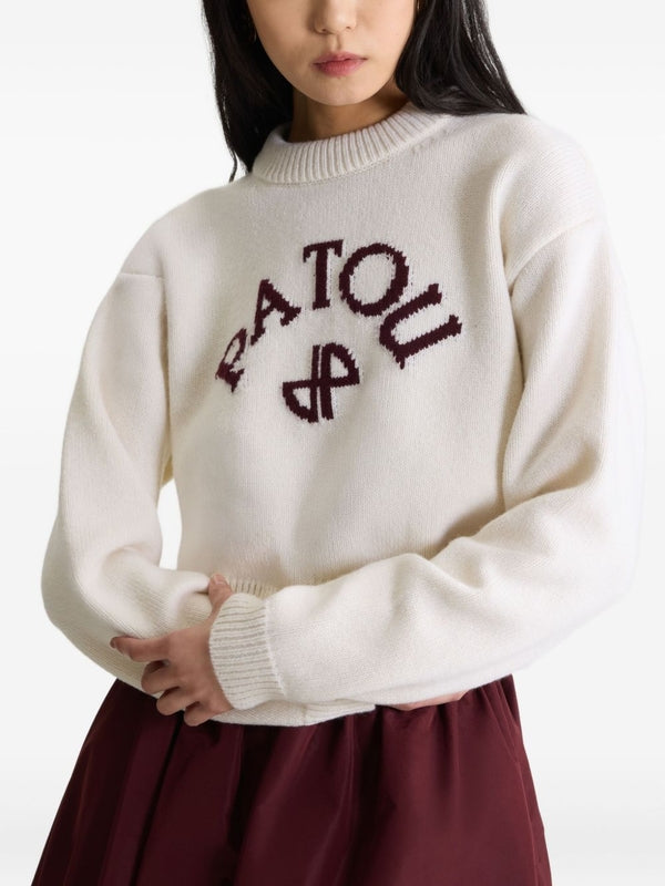 Patou White Knitted