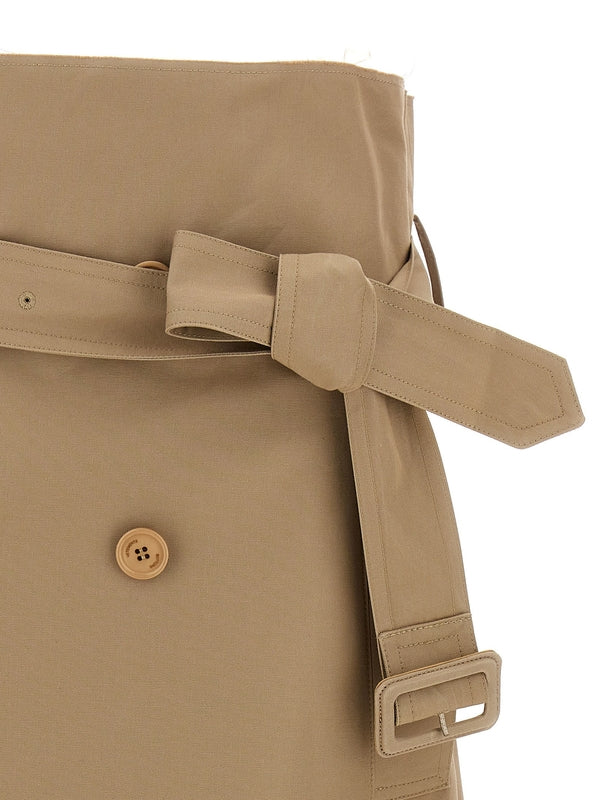 Belt Detail
  Trench Midi Skirt