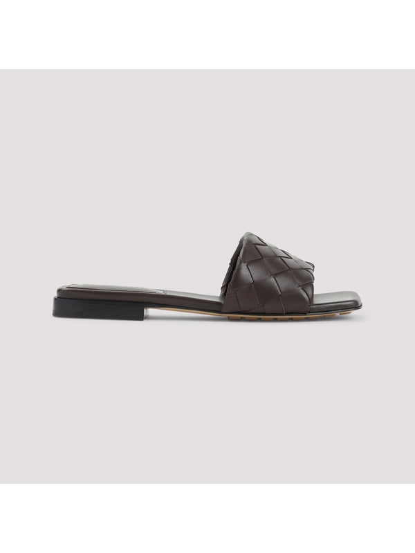 Bottega Veneta Brown Slides