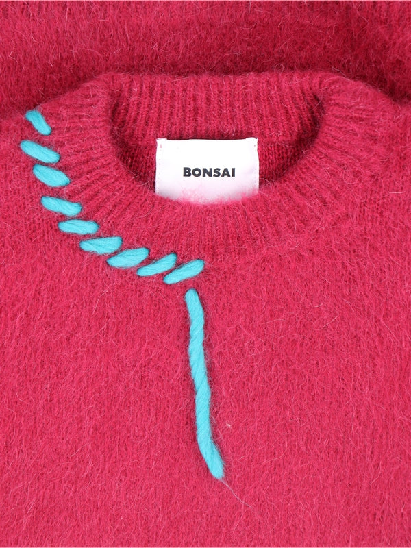 Bonsai Red Knitted