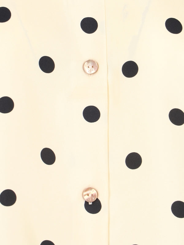 Dot Pattern Silk
  Blouse