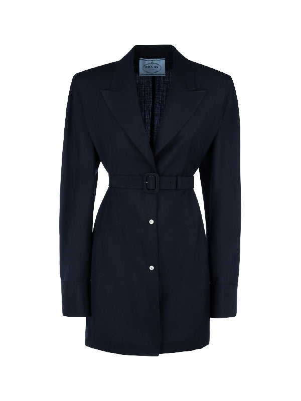 Single Breasted Belted Jacket