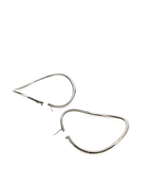 V Logo Hoop Earrings