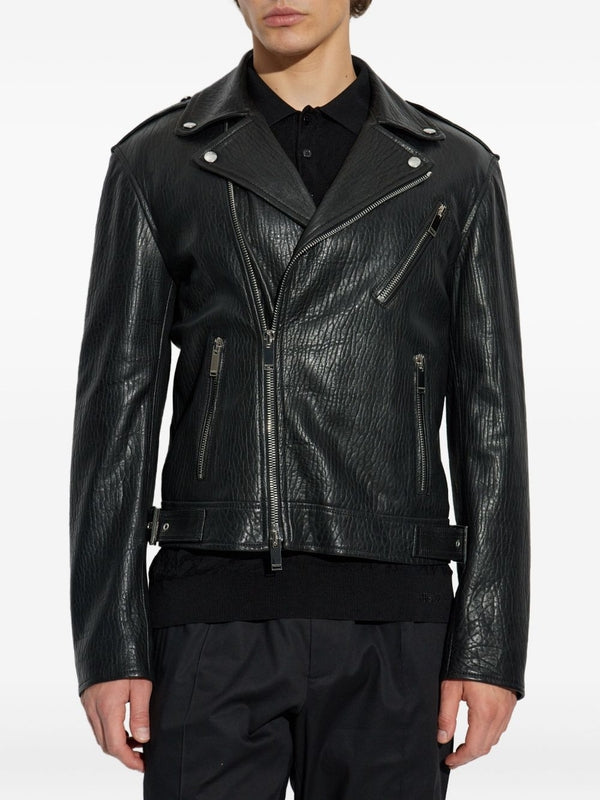 Alexander Mcqueen Black Biker