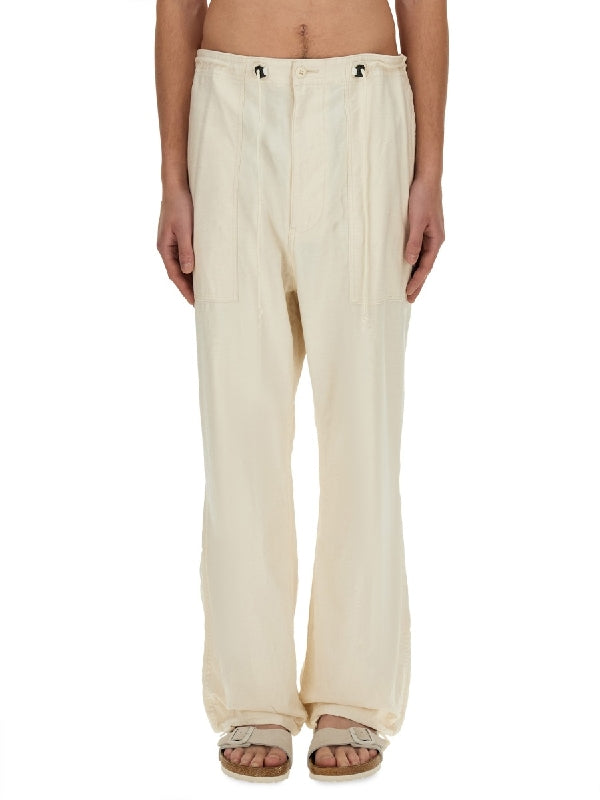 Drawstring Cotton Perti Pants