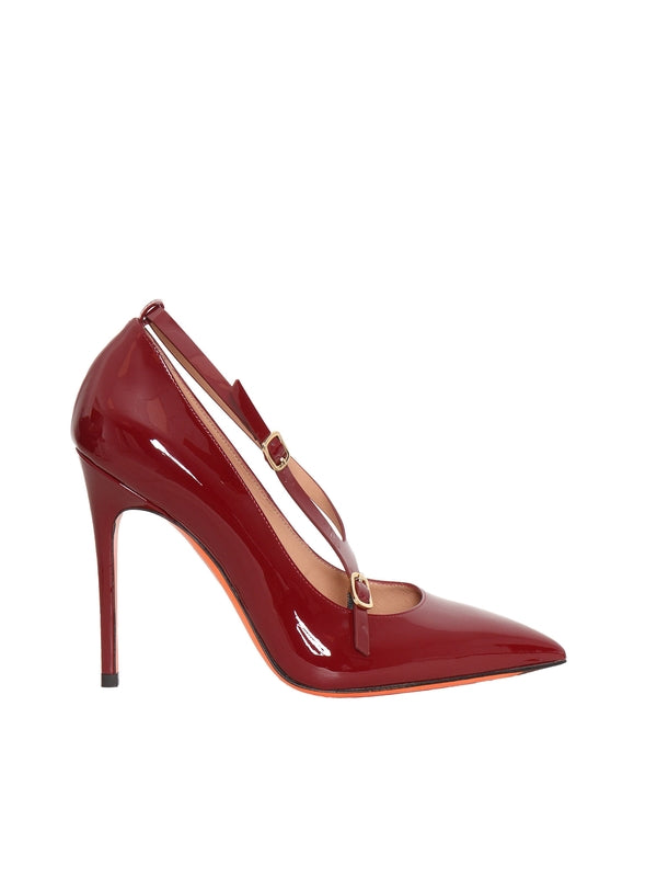 Pointed Toe Patent Leather Pumps