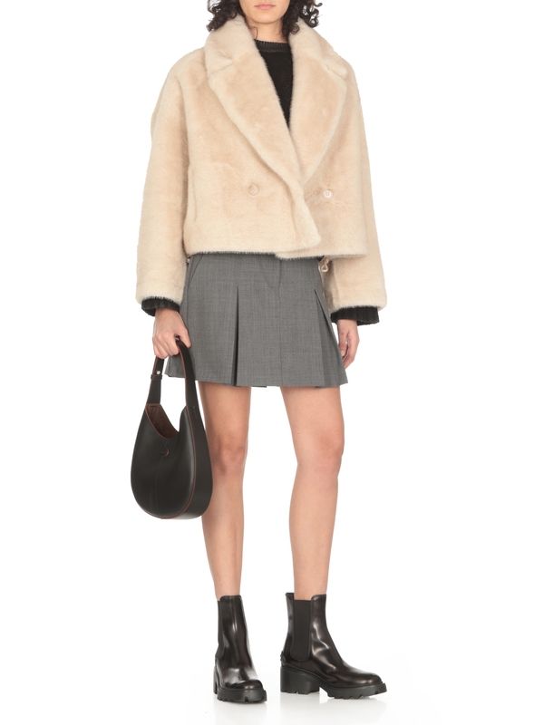 DIロゴレザーショルダーバッグ