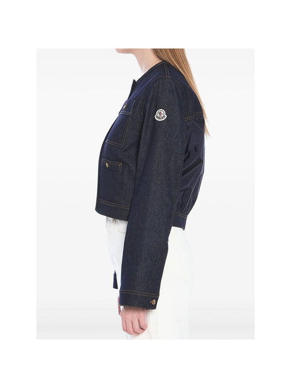 Tencin Logo Patch Denim Jacket