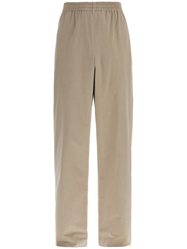 Ando Banded Cotton Silk Pants