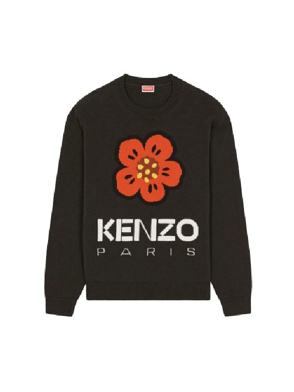 KENZO - Boke Jacquard Wool Knit - Jente