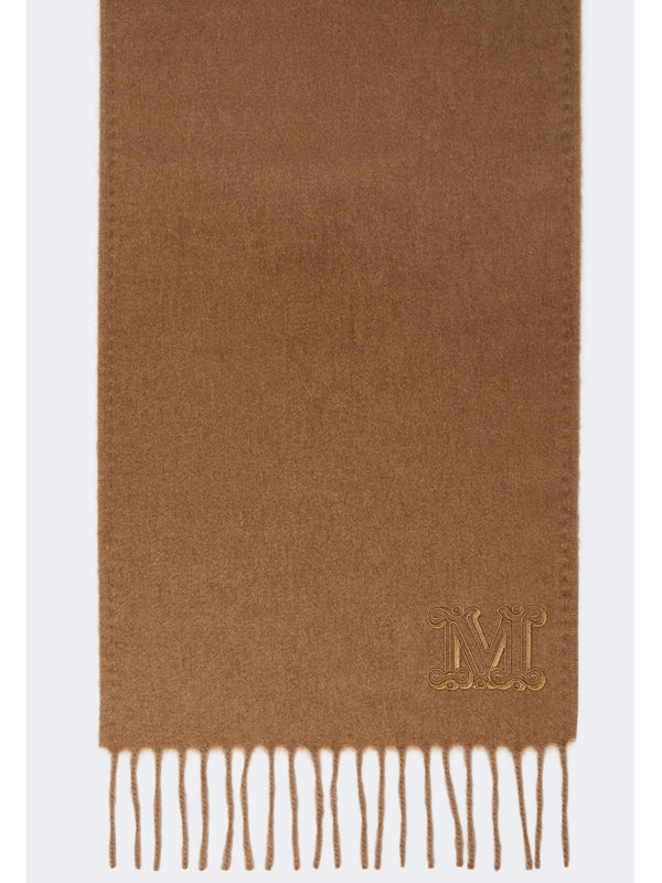 Max Mara Brown Wool Mufflers