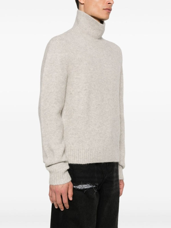 Aliocha High Neck Zipper Detail Knit