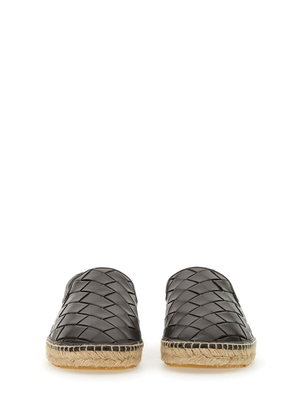 Intrecciato Leather Espadrilles