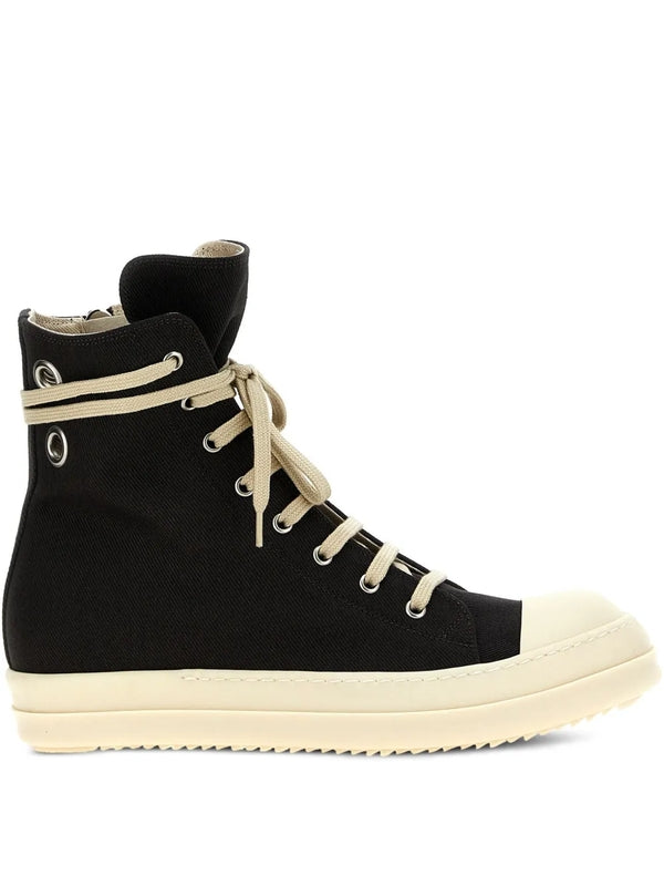 Rick Owens Drkshdw Black High Top Sneakers