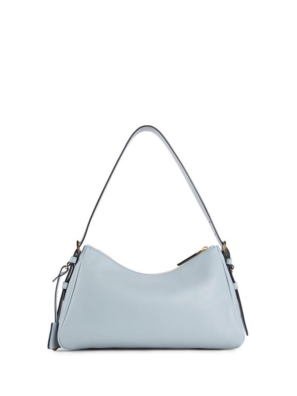 Aimee Triangle Logo Leather Medium
  Shoulder Bag