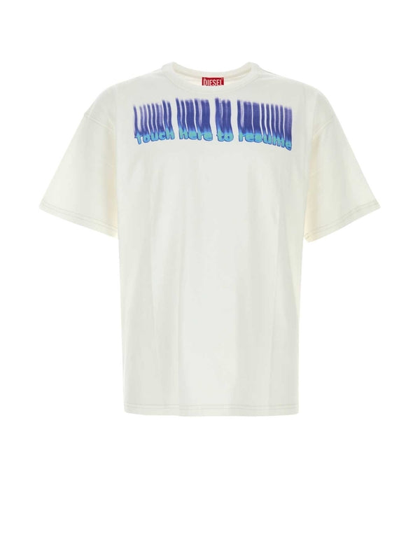 Printed Detail Short-Sleeve T-Shirt