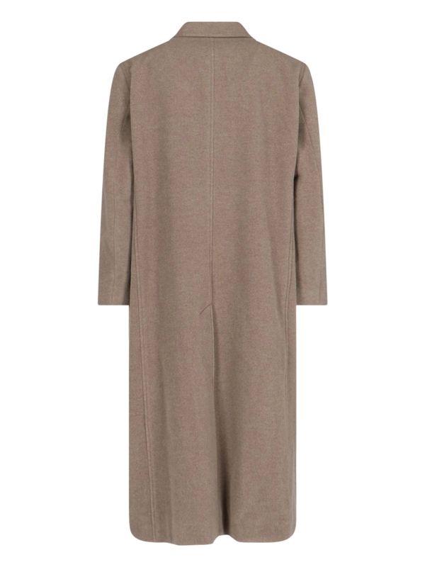 双排扣羊毛大衣