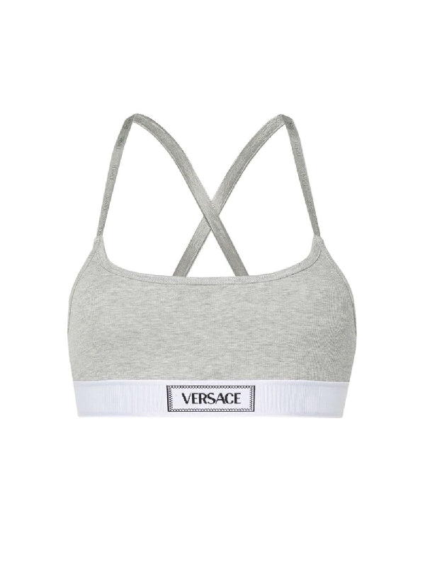 Logo Banding Cotton Bra