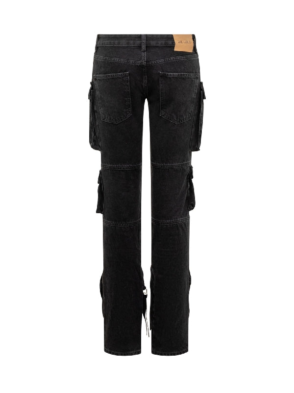 Ssie Denim Slim Fit Cargo Pants