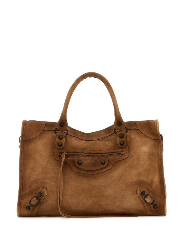 Balenciaga Brown Tote Bags