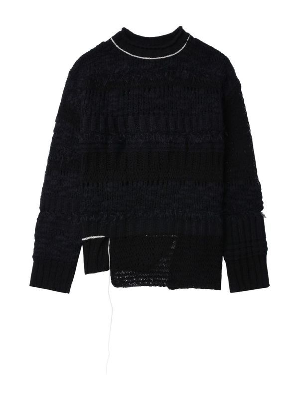 Y'S Sweaters Black Knitted - Jente