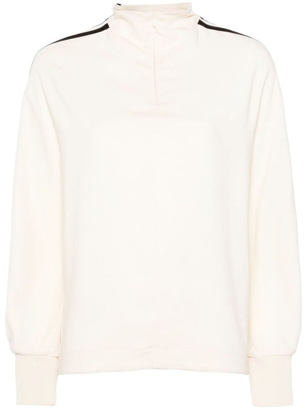 Side Stripe Half Zip Sweatshirt