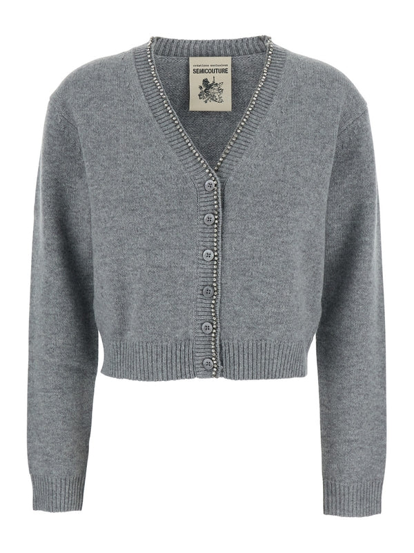 Semicouture Grey Cardigans