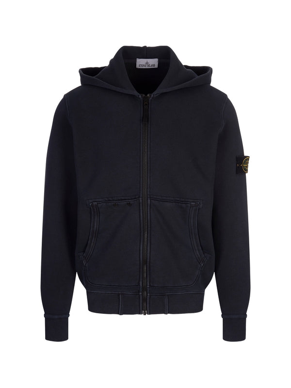 Wappen Patch Cotton Hooded Zip-Up