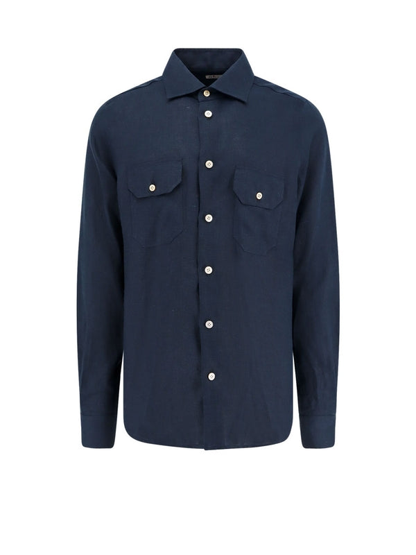 Chest Pocket Linen Shirt