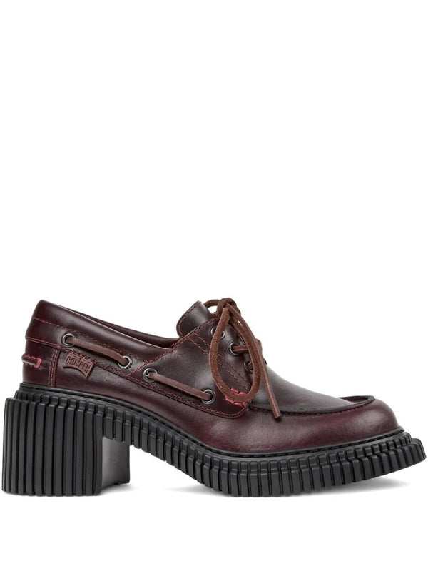 Camper Burgundy Loafers