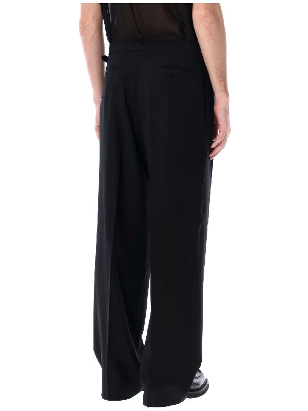 Black Wide Tailored Pants