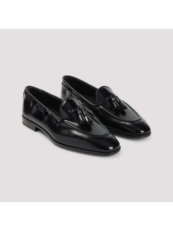 Tassel Detail Calfskin Loafers