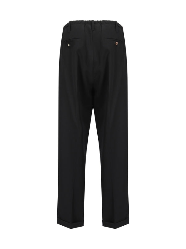 Wool Pleat Pants