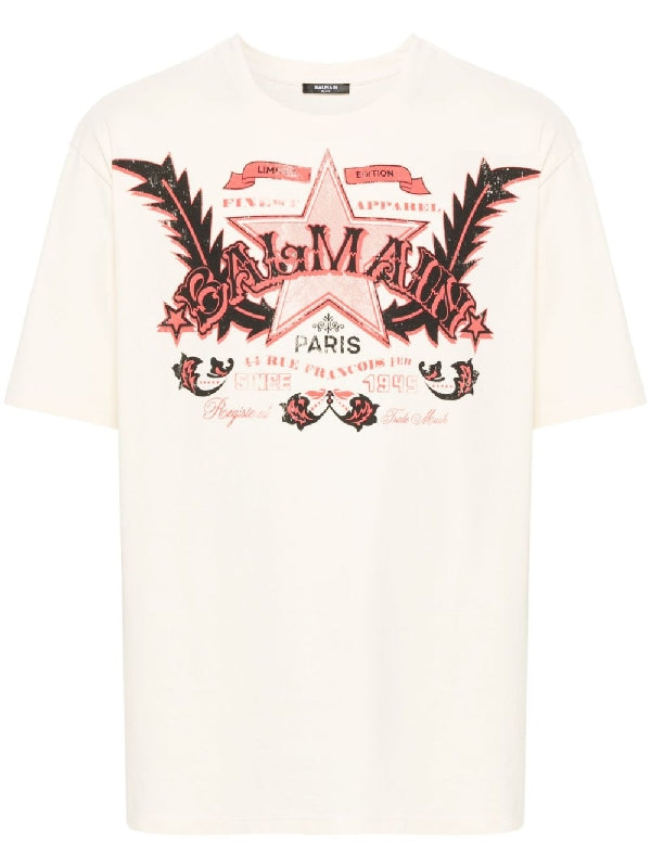 Western Logo Printing Short Sleeve T-shirt