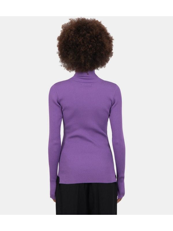 Auralee Purple Long Sleeve
