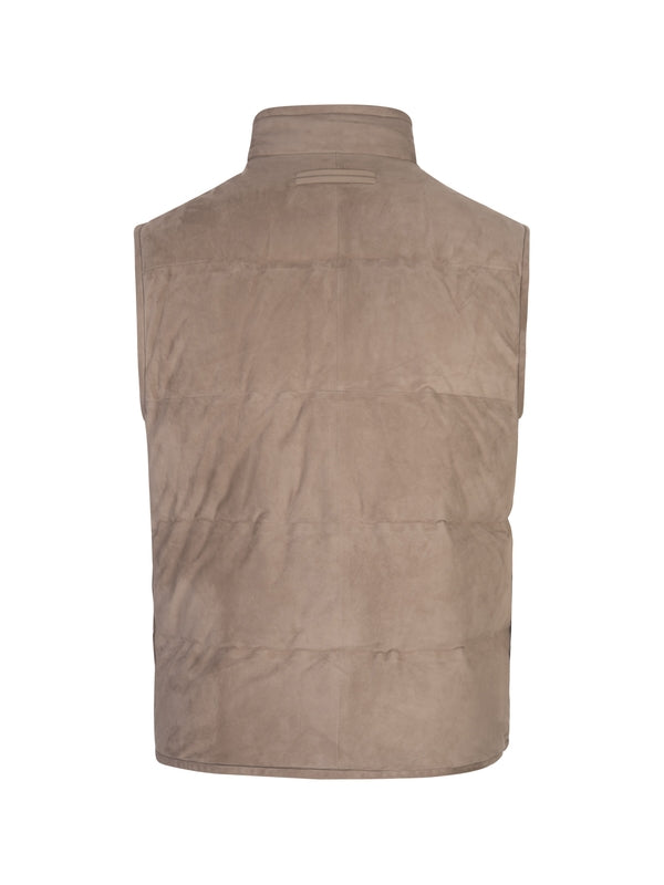 Lambskin Padded Vest