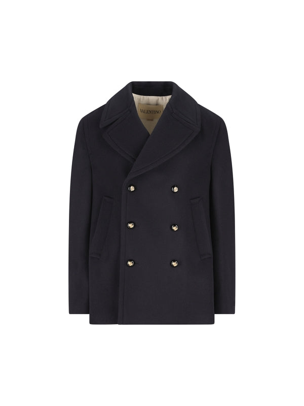 Valentino Navy Coats