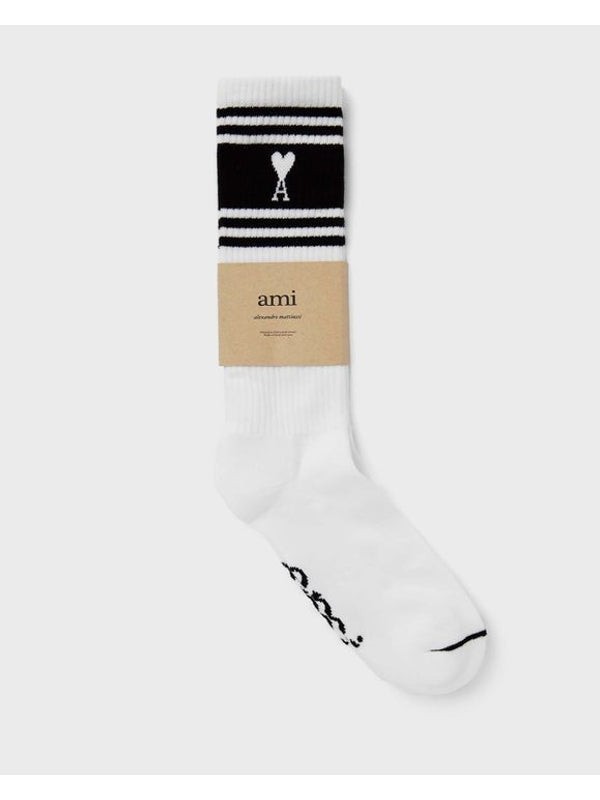 Jacquard Logo High Top Socks