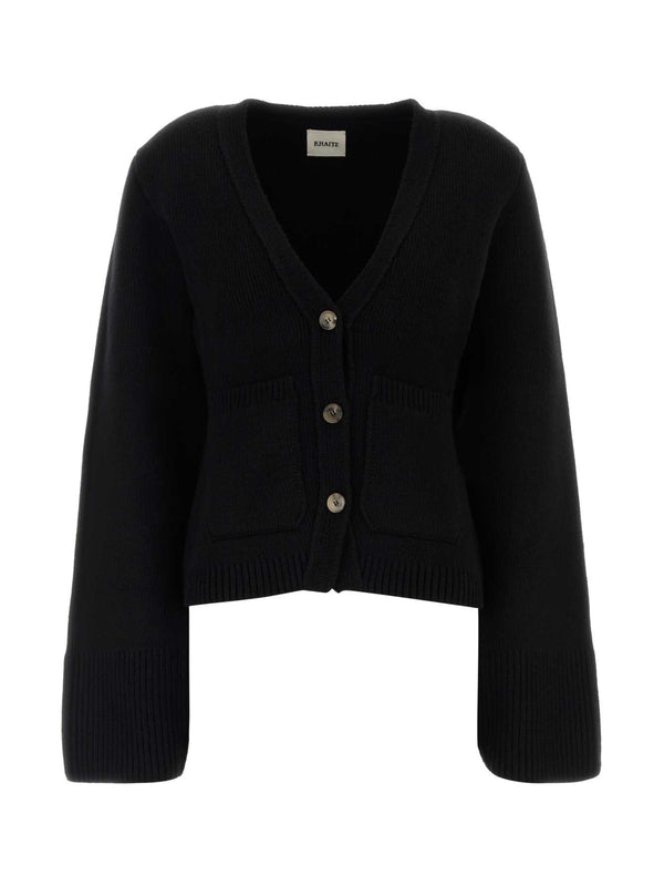 Khaite Black Cardigans