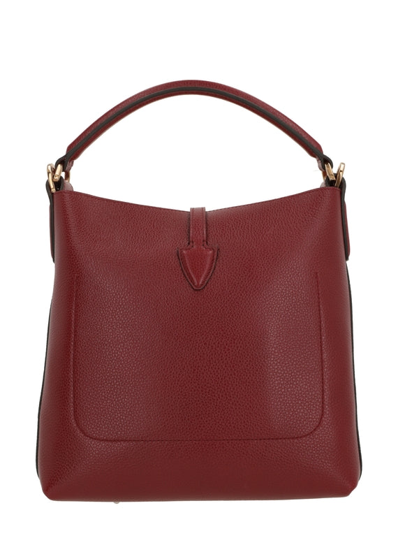 Tod'S Burgundy Tote Bags