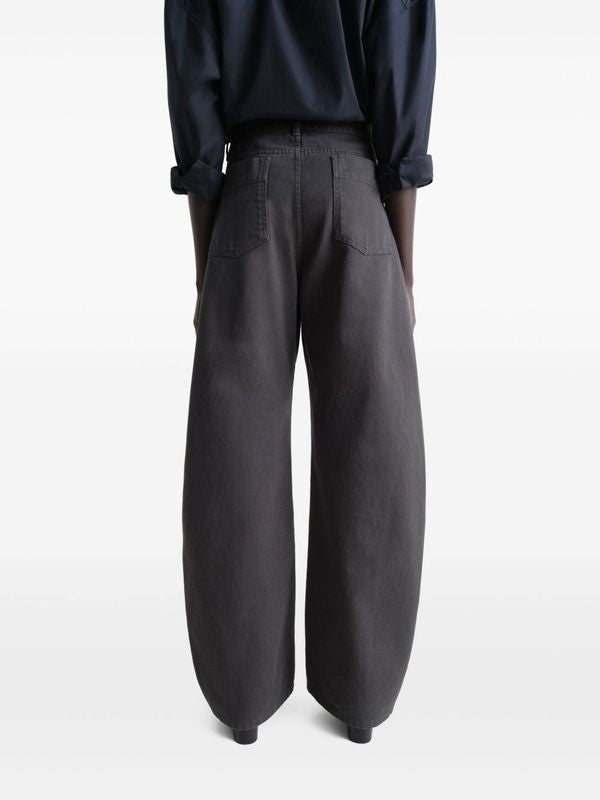 Twist Cotton Denim Pants