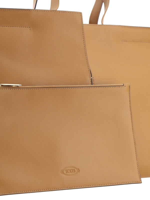 TOD'S - DI Leather Medium Tote Bag - Jente